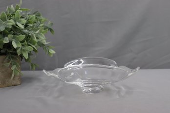 Vintage Steuben Crystal Art Glass Calyx Bowl By Donald Pollard