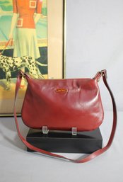 Vintage Original Etienne Aigner Handcrafted Oxblood Leather Purse Handbag