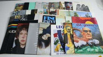 Shelf Lot #30 Art Catalogs