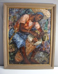 'Haitian Rhythm' - Captivating Oil Painting By Russin