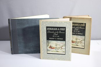 3 Currier & Ives Books