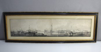 SALATHE Friedrich (1793-1858) - Panorama Of Venice. Etching