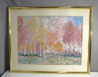 'Autumn Serenity' Peartree - A Luminous Pastel Landscape