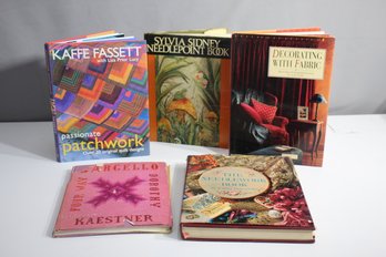 Assorted Books  Needle Point , Patchwork And More