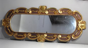 'Golden Reflections' - Ornate Vintage Gilded Mirror