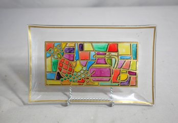 Stained Glass Mosaic Serving Candy Tray 8'x 5'