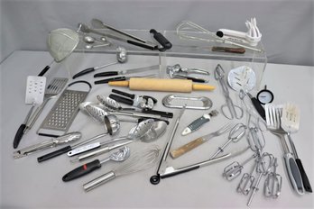 Group Of Kitchen Tools And Utensils