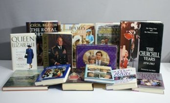 Shelf Lot #37 Assorted Books On The Royals , Along With (1) Tin
