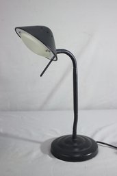 Vintage Small Black Gooseneck Desk Lamp