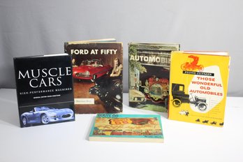 Shelf Lot #38 5 Books On Cars