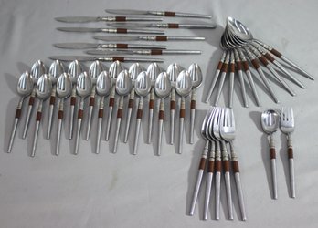 40pc Vintage Japanese Everbrite Deluxe Stainless