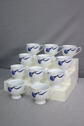 11 Mikasa Sapphire Silhouette Teacups