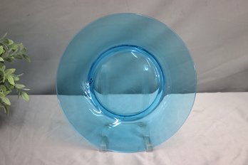 Fostoria Glass Electric Blue 13' Platter