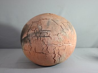 Pre-columbian Style Cracked Earth Orb