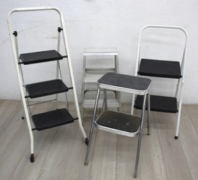 Group Lot Of Step Stools