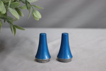 A Set Of Vintage Emalox Norway Salt And Pepper Shakers, Bjrn Eng Design