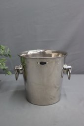 Vintage Stainless Steel Champagne Cooler By Spring, Switzerland