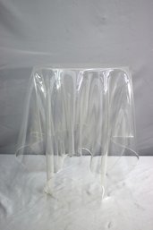 Transparent Acrylic Invisible Cloak Side Table