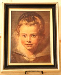 After Peter Paul Rubens Portrait Of A Child Framed Art Print On Canvas