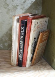 Shelf Lot #57. Assorted  Porcelain & No Pottery Books