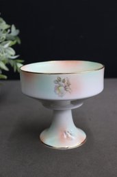 Schumann Arzberg Wild Rose Porcelain Footed Bowl