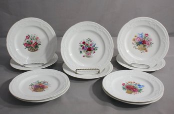 10  Vintage Limoges Porcelain  Bread Plates