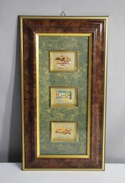 'Mediterranean Trio' - Collection Of Framed European Landscape Paintings