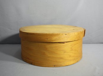 Vintage Wooden Cheese Wheel Box