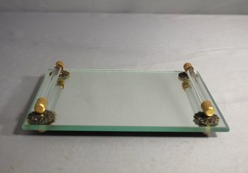 Mirrored Vanity/perfume Tray. 8 X 6