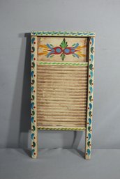 Craft Decorated Vintage Washboard By Art Howes In Hershey, Pennsylvania