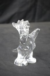 Baccarat France Crystal Scottie Terrier Dog Figurine - Exquisite Glass Puppy