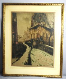 Framed & Matted Signed Vintage Artwork