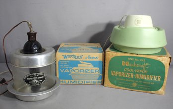 Vintage Vaporizer And Humidifier Collection With Original Boxes
