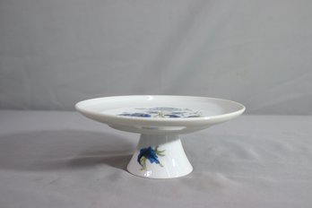 Shafford Japan 'BLUE PEONY Cake Plate