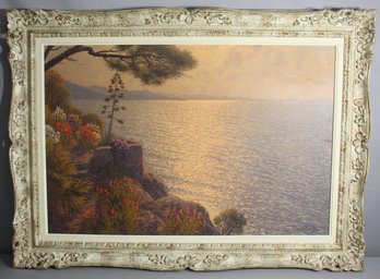 Framed Signed J.I.Van Der Meide  'Sea Ocean Horizon' Oil On Canvas