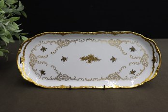 Reichenbach Porcelain Oblong Platter, Bottom Marked 12