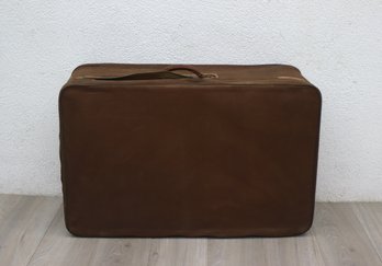 Vintage Amelia Earhart Deluxe Suitcase - Plywood With Leather Outer Wrap