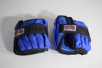 Pair Of Adjustable All-Pro Contour-Foam Ankle Weights