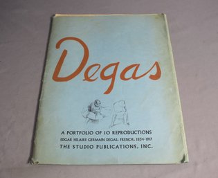 Vintage Degas Portfolio Of 10 Reproductions