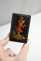 'Mystic Dance' - Hand-Painted Russian Lacquer Miniature Box