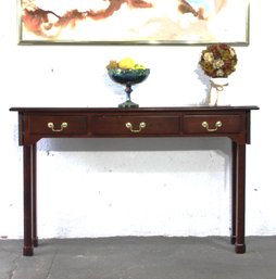 Bombay Company Mahogany Console Table