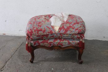 Antique Footstool In Need Of Reupholstering