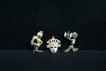 Group Lot Of Three Mythic Folklore Character Pins