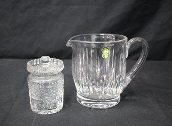 Waterford Crystal Elegance Collection: Pitcher And Sugar Bowl Set