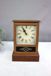 Vintage Brass Regulator Shelf Clock