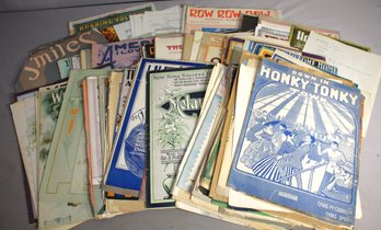 Vintage Sheet Music Collection  Early To Mid 20th Century