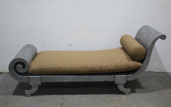 Modern All Metal Chaise Lounge