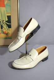 Charles Jourdan Vintage White Patent Leather Men's Size 9