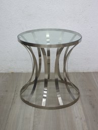 Chintaly Imports Double Ring Lamp Table