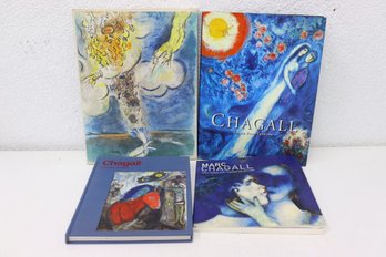 Chagall Group Lot: Three Art Books On Chagall And A Passover Haggadah Illustrated By Chagall